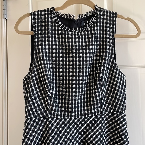 Black and White Mini Dress - Picture 2 of 4